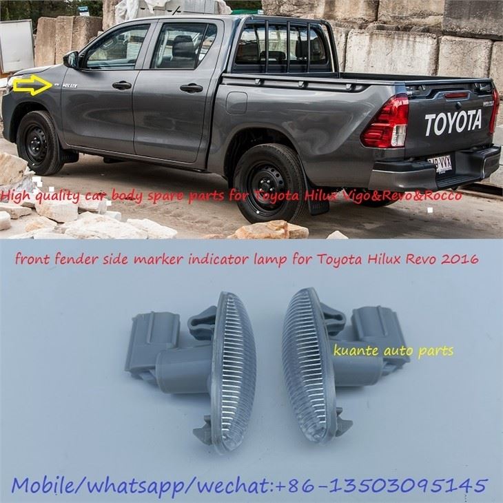 Передний указатель поворота на крыло для Toyota Hilux Revo 2016 2WD